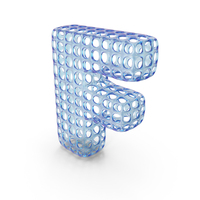Abstract Transparent Letter F PNG & PSD Images