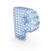 Abstract Transparent Letter P PNG & PSD Images