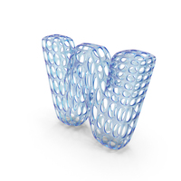 Abstract Transparent Letter W PNG & PSD Images