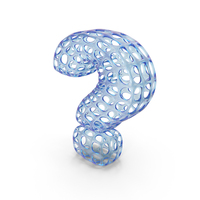 Abstract Transparent Question Mark PNG & PSD Images
