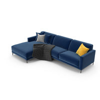 Freistil Corner Sofa (Blue) PNG & PSD Images