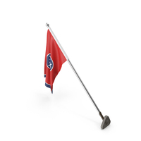 USA States Tennessee Wall Flag Stand PNG & PSD Images