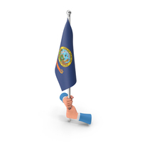 USA States Idaho Two Hand Hold Flag PNG & PSD Images