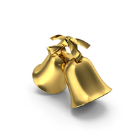 Christmas Bells Gold PNG & PSD Images