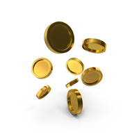 Falling Coins Icon PNG & PSD Images
