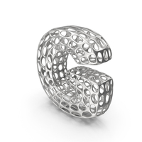 Abstract Silver Letter G PNG & PSD Images