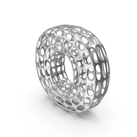 Abstract Silver Letter O PNG & PSD Images
