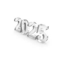 New Year 2025 Ice PNG & PSD Images