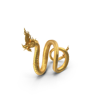 Naga Dragon Gold Statue PNG & PSD Images