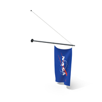 NASA Wall Mount Flag PNG & PSD Images