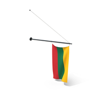 Lithuania Wall Mount Flag PNG & PSD Images