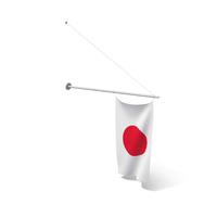 Japan Wall Mount Flag PNG & PSD Images