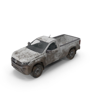 WV Amarok 2024 Base Single Cab Dirt And Mud PNG & PSD Images