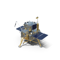 Model of the Change-5 Lunar Lander PNG & PSD Images