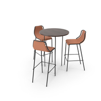 Modern Bar Stools And Table PNG & PSD Images