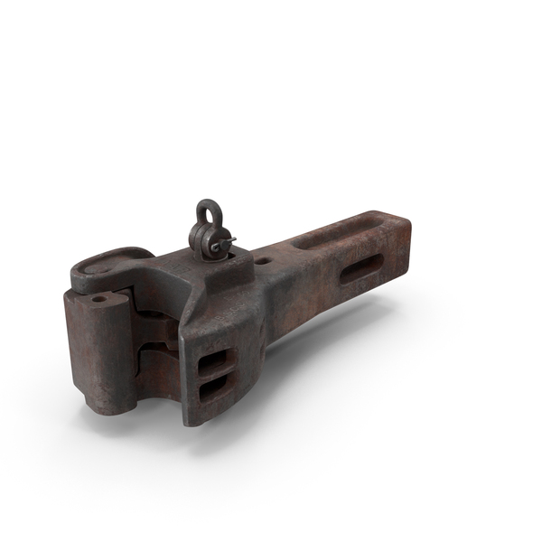 Railroad Coupler AAR Type E Rusty PNG & PSD Images