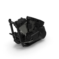 V-Twin Motorcycle Engine PNG & PSD Images