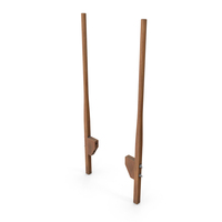 Wooden Balance Stilts PNG & PSD Images