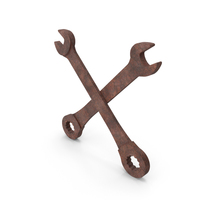 Crossed Wrenches Rusty PNG & PSD Images