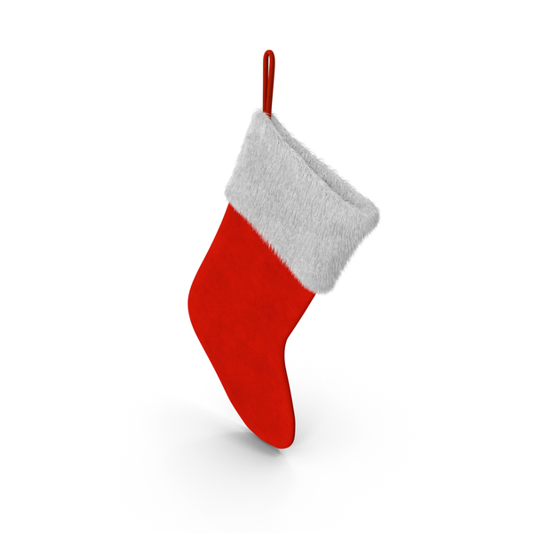 Christmas Sock With Fur PNG & PSD Images