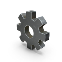 Gear Old Black Metal PNG & PSD Images