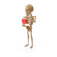 Care Heart Skeleton Hands PNG & PSD Images