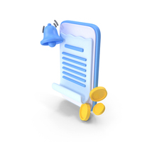 Mobile Financial Alert Icon PNG & PSD Images