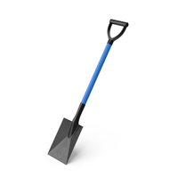 Spade Shovel Blue PNG & PSD Images