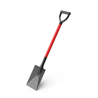 Red Spade Shovel PNG & PSD Images
