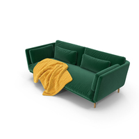 Rondo Sofa (Green) PNG & PSD Images