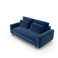 Nuvola Sofa (Blue) PNG & PSD Images