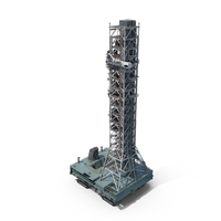 Launch Pad with Missile Crawler Transporter PNG & PSD Images