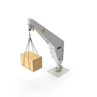Seasight Davits Crane With Load PNG & PSD Images