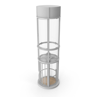 Vuelift Glass Elevator White PNG & PSD Images