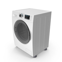Washing Machine with Foot Pads PNG & PSD Images
