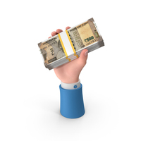 Raising Hand Win Indian 500 Rupees Money R Money PNG & PSD Images