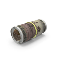 Indian 500 Rupees Money Notes Rolled Bill PNG & PSD Images