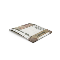 Two Indian 500 Rupees Note Fold Money PNG & PSD Images