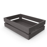 Black Wooden Crate PNG & PSD Images
