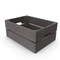 Black Wooden Crate PNG & PSD Images