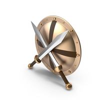 Antique Shield And Swords PNG & PSD Images