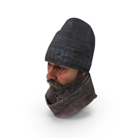Homeless Man Head PNG & PSD Images