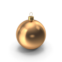 Christmas Toy Gold PNG & PSD Images
