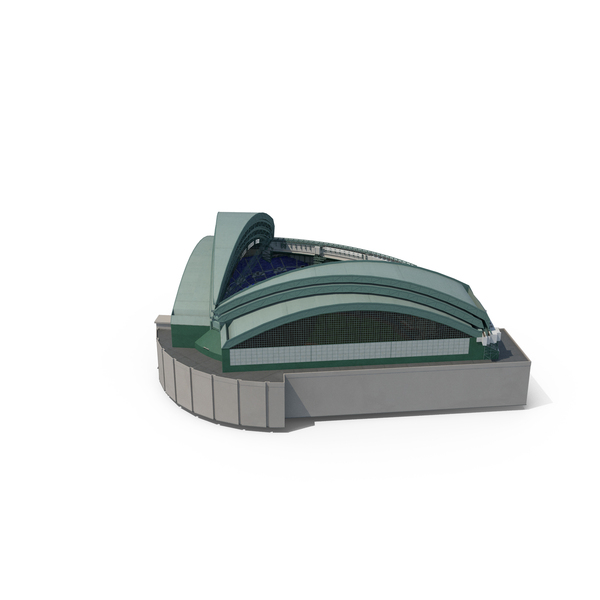 Stadium with Retractable Roof Open PNG & PSD Images