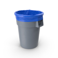 Trash Bin With A Bag PNG & PSD Images
