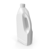 White Plastic Bottle of Chemicals PNG & PSD Images