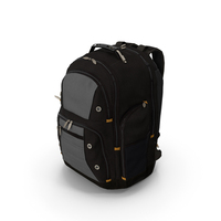 Casual Backpack with Multiple Pockets PNG & PSD Images