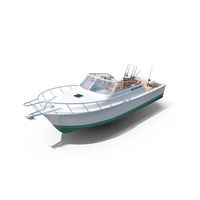 Chair for Fishing with Rods on the Boat PNG & PSD Images