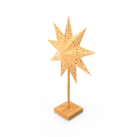 Standing Christmas Paper Star Light PNG & PSD Images