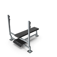 Fitness Flat Bench Press PNG & PSD Images